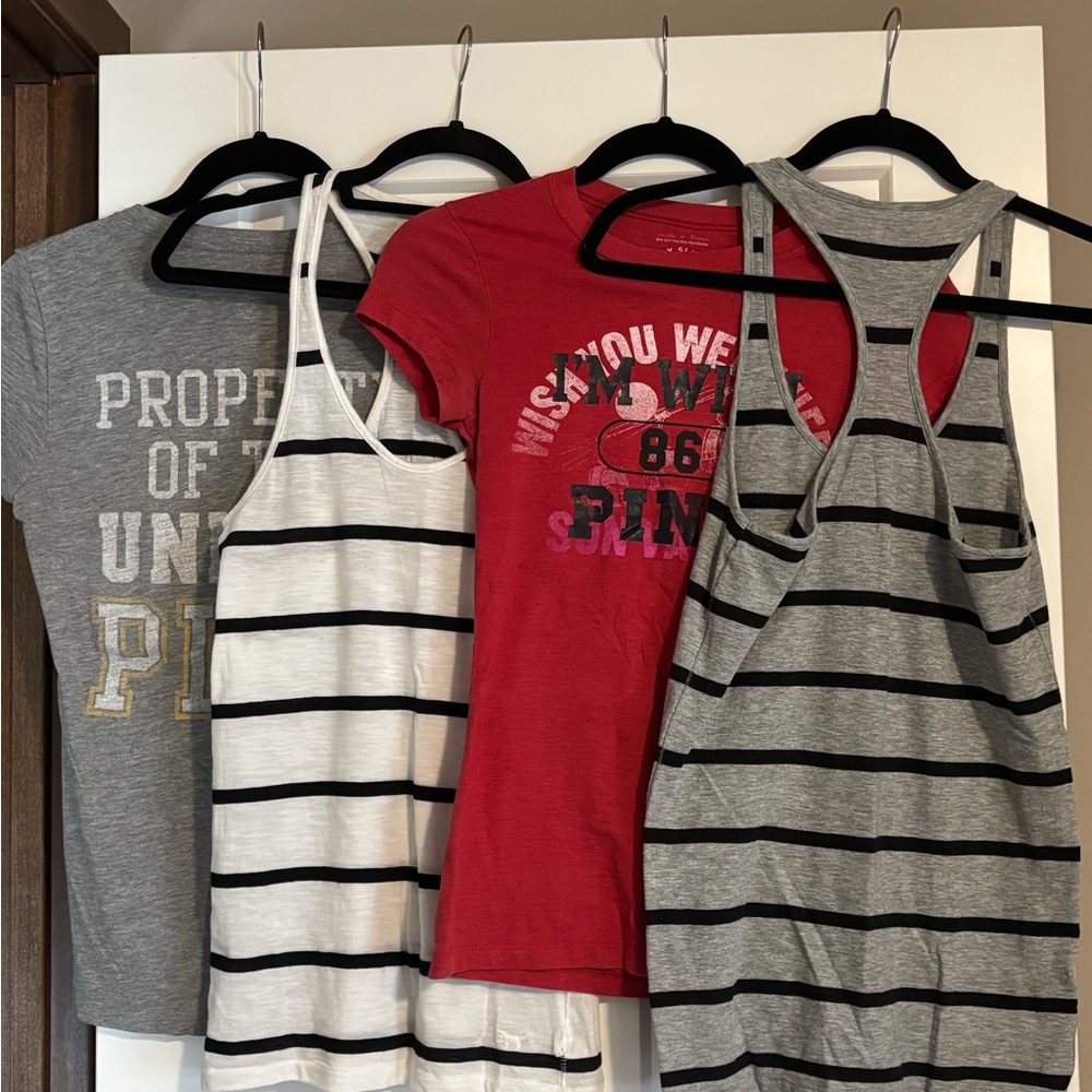 Collection of Pink T’s & Tanks